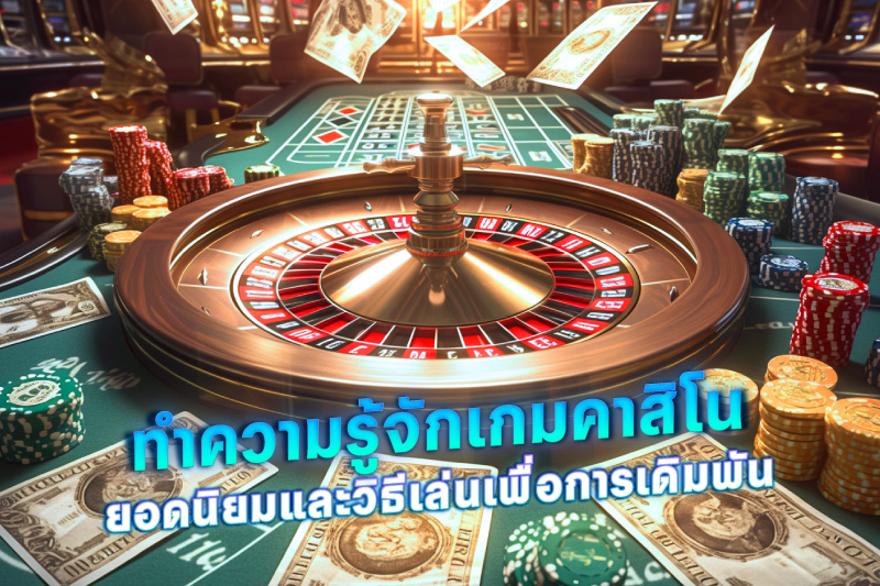 ทำความรู้จักเกมคาสิโนยอดนิยมและวิธีเล่นเพื่อการเดิมพัน